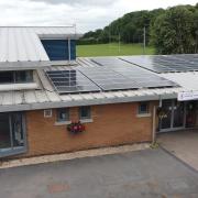 Solar pandels are helping to cut energy bills