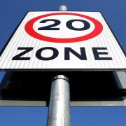Sign denoting a 20mph speed limit