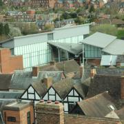 A birds eye view of Ludlow library