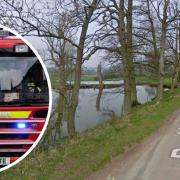 A horse was rescued from a brook in Bockleton