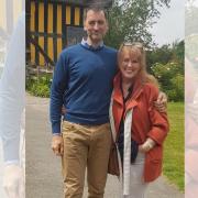 Alistair McGowan and Charlotte Page visited Stokesay Castle