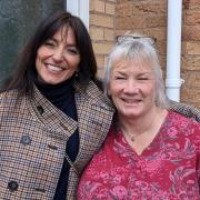 Pictured: (l-r) Davina McCall with searcher Sara Hathaway