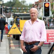 Councillor Andrew Willmott has spoken out over roadworks in the town