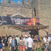 The fire stage was just one of the venues at the Ludlow Food Festival