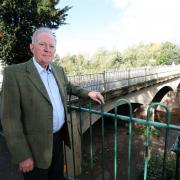 Councillor David Chambers has proposed a new pedestrian bridge in Tenbury