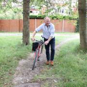 Ludlow parliamentary candidate and keen cyclist Chris Naylor