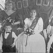 Bishop's Castle Carnival Queen and attendants in 1997
