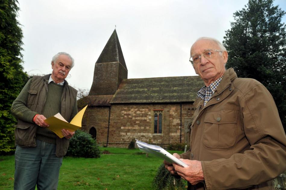 Woodpeckers damage St Michael's Church in Knighton-on-Teme 